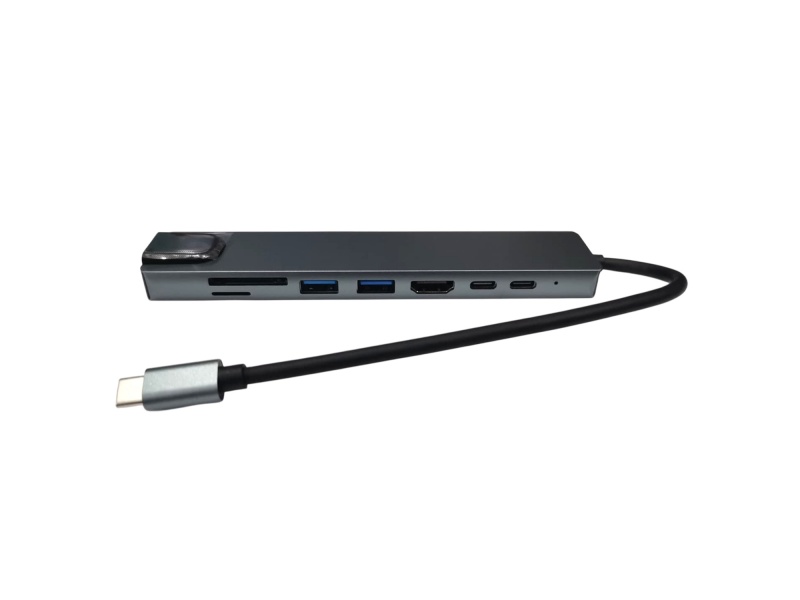 Hub Adaptador multipuerto 8 en 1 - HUB-8en1