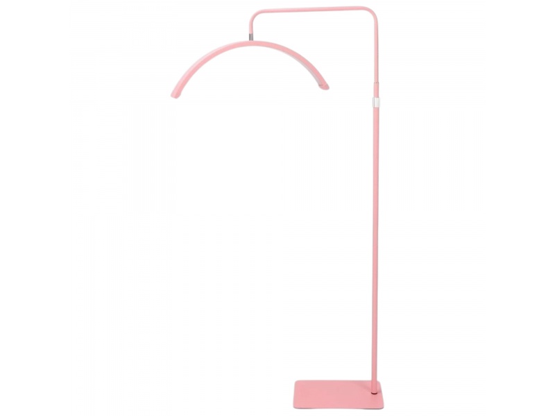L�mpara LED Media Luna Profesional 36W con Tr�pode Rosa y Soporte para Celular - HD-M6X-PINK