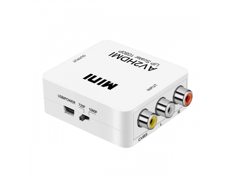 Conversor Adaptador de Video an�logo AV2 a HDMI digital