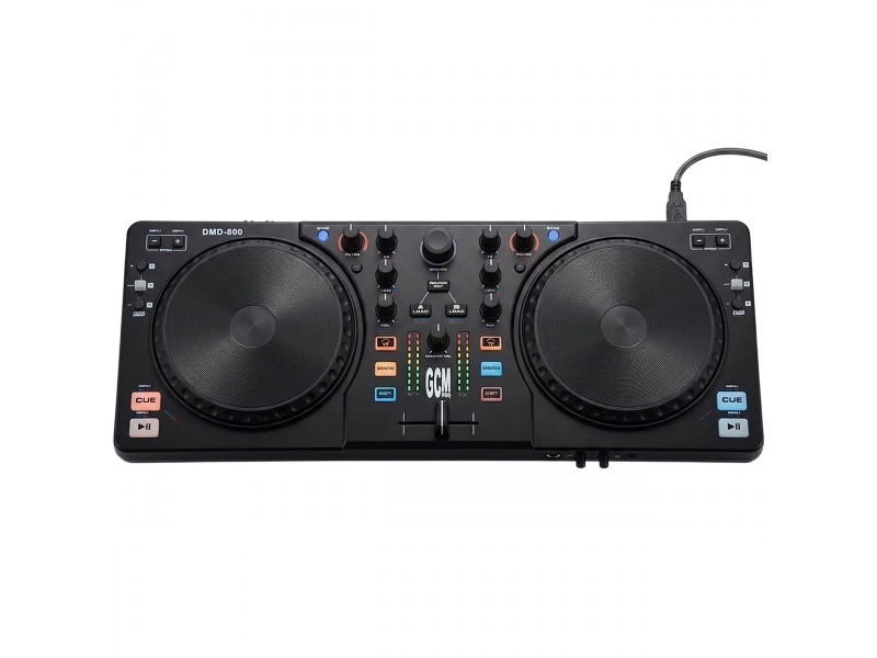 Controlador DJ MIDI GCM G-800