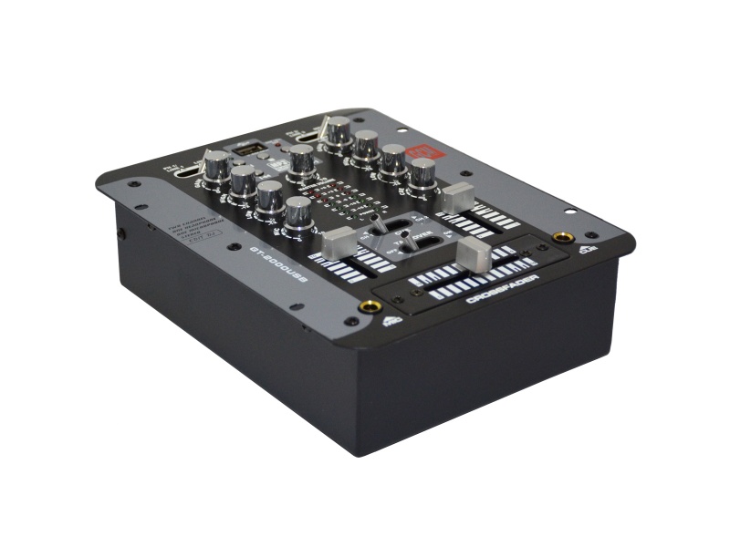 Mixer, Mezclador De Audio GT-2000USB Con Entrada Usb Gcm Pro