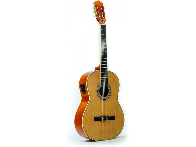Guitarra Criolla Clasica con Afinador Ecualizador  FEVER FGC-30