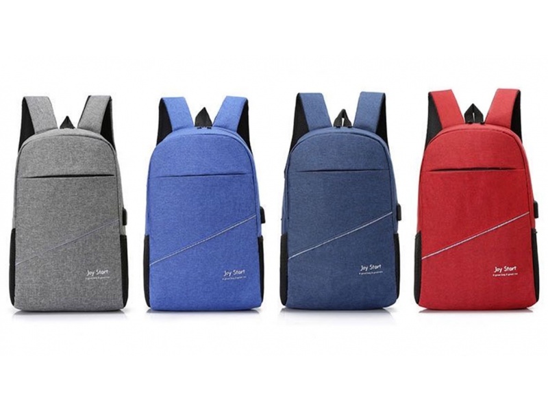Mochilas bolso para notebook con cable cargador celular en tela resistente