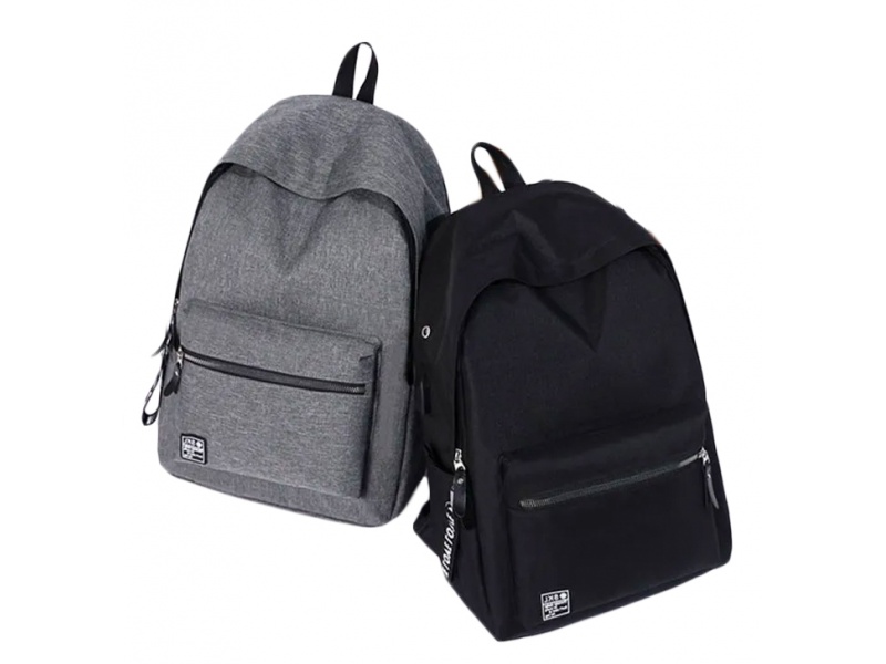 Mochilas bolso para notebook con cable cargador celular en tela resistente