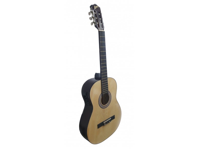 Guitarra Electroacustica Criolla Aranjuez Cuerda de Nylon SC040AE
