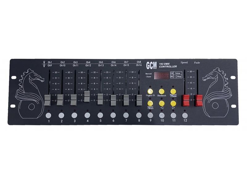 CONTROLADOR DMX GC-192NEW  PROGRAMACION RAPIDA GCM PRO