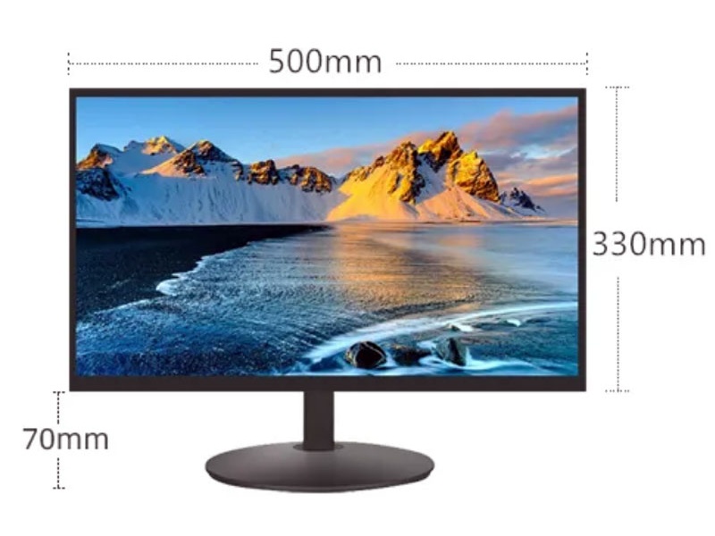 MONITOR LED 21.5 WIDE HD 1080  EXTRA FINO 75HZ HDMI Y VGA GAMER