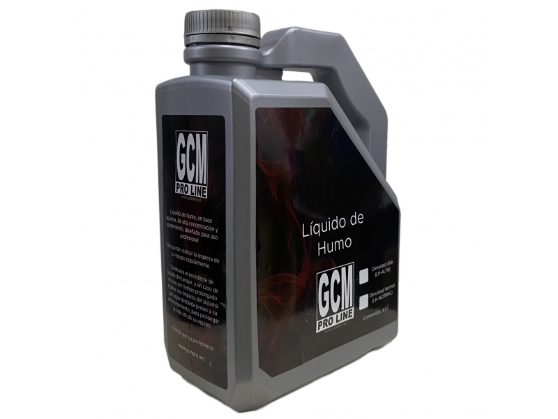 Lquido Premium para Maquinas Humo Bidn Sellado 4.5 L GCM Pro