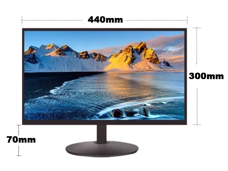 Monitor LCD 19 Wide Full HD 1080 SuperDelgado HDMI + VGA
