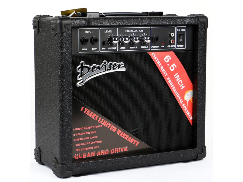 AMPLIFICADOR EQUIPO CABEZAL DE GUITARRA DEVISER YX-15W