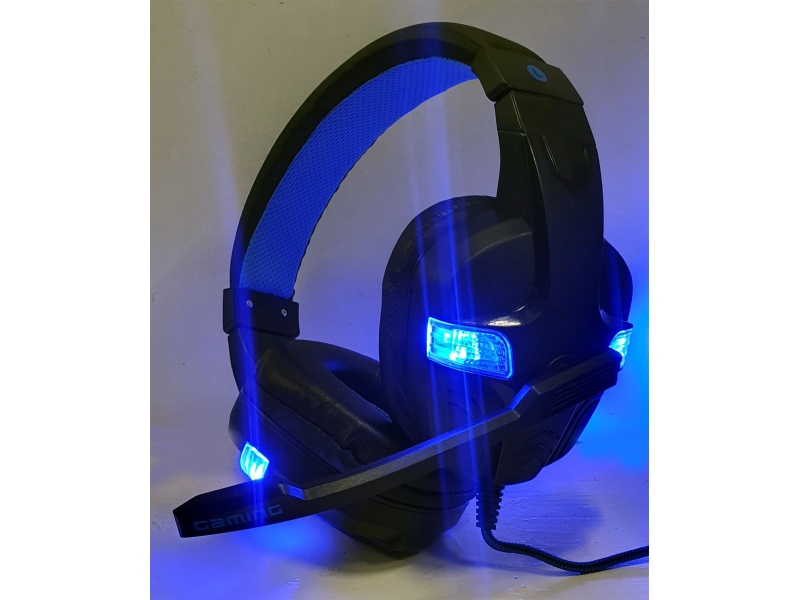 AURICULAR GAMER 2 PLUG 3.5MM USB CON LED PC G860
