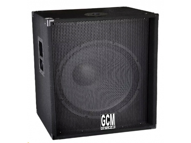 BAFLE SUB WOOFER 18 PULGADAS 400W RMS GCM-4718 GCM DJ LINE