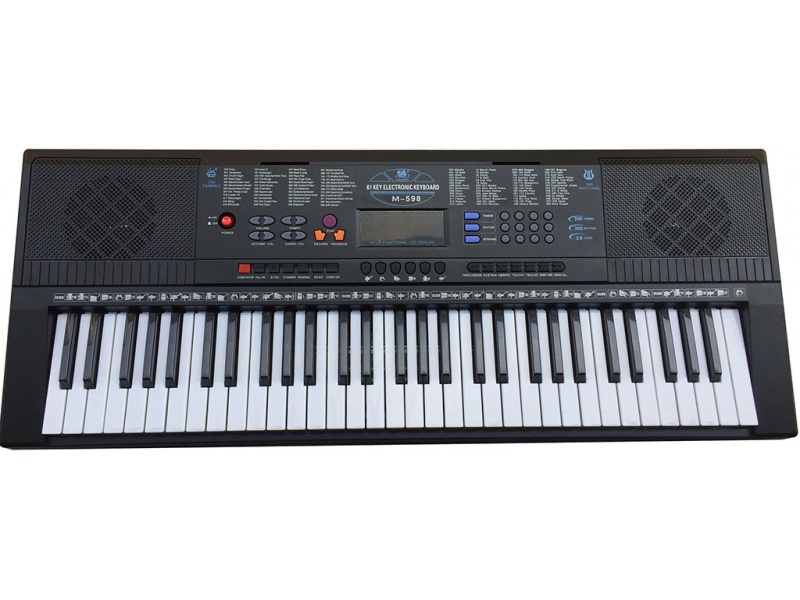 TECLADO ORGANO 61 TECLAS 300 RITMOS 6 PERCUCIONES GM-598