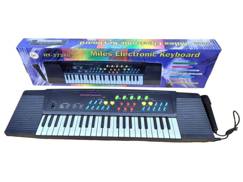 TECLADO ORGANO PARA NI�O 54 TECLAS 8 RITMOS 5 PERCUCIONES GQ-54KEY